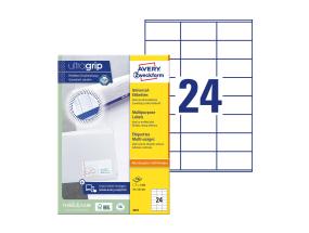 Kleebisetikett AVERY Zweckform 70x36mm 24 lehel 100 lehte (3475)