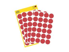 Kleebisetikett AVERY Zweckform Q18mm punane 96tk (3004)