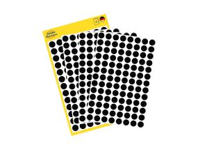 Kleebisetikett AVERY Zweckform Q8mm must 416 tk (3009)