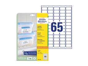 Kleebisetikett külmutatud toodetele AVERY Zweckform 38,1x21,2mm 25 lehte pakis