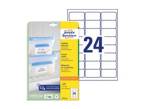 Kleebisetikett külmutatud toodetele AVERY Zweckform 63,5x33,9mm 25 lehte pakis
