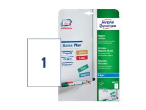 Kleebisetikett magnetiline AVERY Zweckform 210x297mm J8867 5 lehte pakis