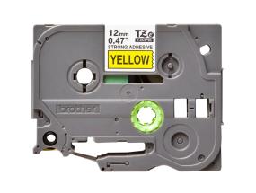 Kleepkirjalint BROTHER Strong TZE-S631 12mm must/kollasel analoog