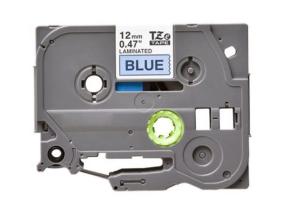 Kleepkirjalint BROTHER TZE-531 12mm must/sinisel analoog