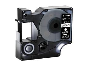 Kleepkirjalint DYMO A45021 12mm valgemust analoog