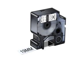 Kleepkirjalint DYMO A45803 19mm must/valgel analoog