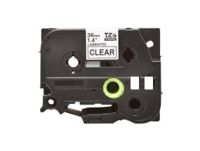 Kleepkirjalintmarkeerimislint BROTHER TZE-161 36mm mustläbipaistval