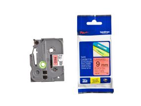 Kleepkirjalintmarkeerimislint BROTHER TZE-421 9mm punanemust