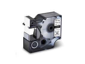 Kleepkirjalintmarkeerimislint DYMO RHINO 18057 19mm termokahanev toru mustvalgel analoog