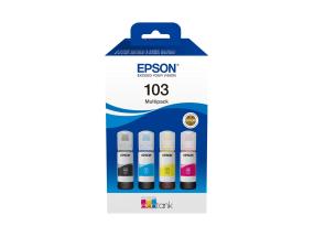 Tindikassett Epson EcoTank 103 Multipack CMYK L1210 L3210 L3211 L3256 L3260 L3266 L11050 L1250 L3210 L3250 L3260