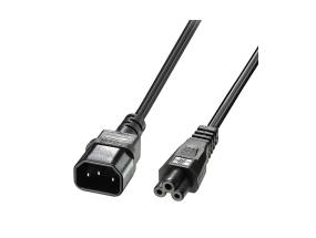 CABLE POWER IEC C14 TO IEC C5/2M 30341 LINDY