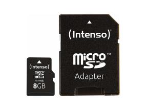 MEMORY MICRO SDHC 8GB C10/W/ADAPTER 3413460 INTENSO