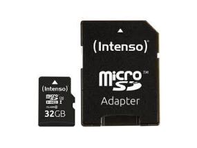 MEMORY MICRO SDHC 32GB C10/W/ADAPTER 3433480 INTENSO