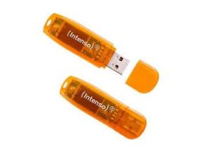 MEMORY DRIVE FLASH USB2 2X64GB/RAINBOW 3502492 INTENSO