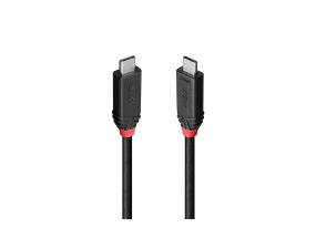 CABLE USB4 240W TYPE C 0.5M/BLACK LINE 37000 LINDY