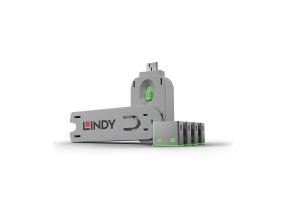 USB PORT BLOCKER 4PACK/GREEN 40451 LINDY