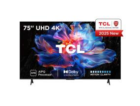 TV Set TCL 75 " 4K Ultra HD 3840 x 2160 pixels Flat 16:9 DLED 75V6C