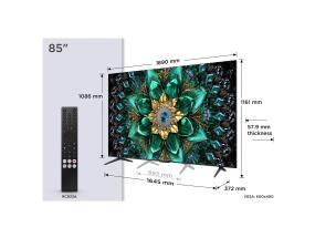 TV Set TCL 85 " 4K Ultra HD 3840 x 2160 pixels Flat 16:9 QD-Mini LED 85Q6C
