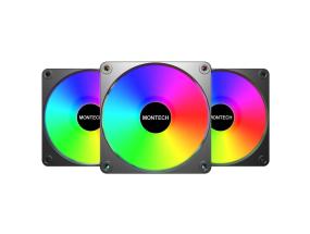 CASE FAN 120MM GF120 V2/ARGB PWM 3I1(B) MONTECH