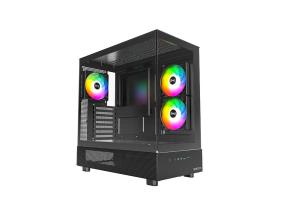 Case MONTECH XR MidiTower Not included ATX MicroATX MiniITX Colour Black XR(B)