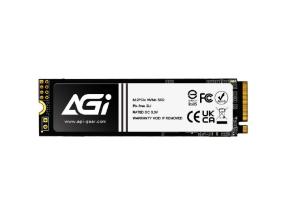 SSD AGI TECHNOLOGY 600xTBW rating MTBF 1600000 h Read speed 3200 MB/s Write speed 1700 MB/s NVMe…