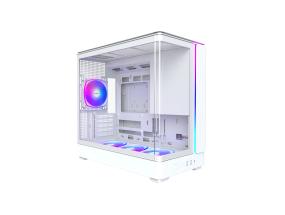 Case MONTECH micro ATX/Mini-ITX White Midi Tower PC KING 15 PRO KING15PRO(W)