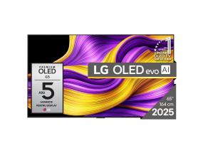 TV Set LG 65" OLED/4K/Smart 3840x2160 Wireless LAN Bluetooth webOS Black OLED65G51LW