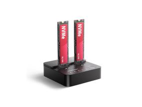 SSD ACC DOCK STATION USB-C/2XM.2 NVME ADSA-M2C22L AXAGON