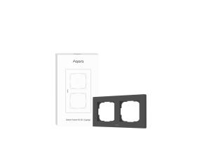 SMART SWITCH FRAME H2 (2-GANG)/GRAY FE-X01D-G AQARA