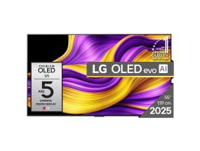TV Set LG 55" OLED/4K/Smart 3840x2160 Wireless LAN Bluetooth webOS Black OLED55G51LW