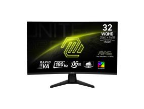 LCD Monitor MSI MAG 32CQ6F 31.5" Gaming/Curved Panel VA 2560x1440 16:9 180 Hz 0.5 ms MAG32CQ6F