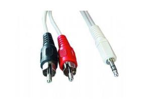 CABLE AUDIO 3.5MM TO 2RCA 5M/CCA-458-5M GEMBIRD