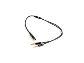 CABLE AUDIO 3.5MM SOCKET TO/2X3.5MM PLUG CCA-418M GEMBIRD