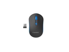 MOUSE USB OPTICAL WRL BLACK/BLUE MUSW-4B-03-B GEMBIRD