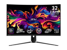 Monitor MSI MPG 321CURX QD-OLED 31.5" Gaming/Curved/4K Panel QD-OLED 3840x2160 16:9 240 Hz 0.03 ms…