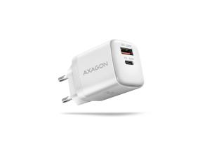 MOBILE CHARGER WALL USB 30W/2PORT WHITE ACU-PQ30W AXAGON