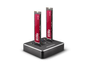 SSD ACC DOCK STATION USB-C/2XM.2 NVME ADSA-M2C AXAGON