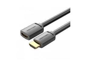 CABLE HDMI MALE/FEMALE 4K/0.5M BLACK AHCBD VENTION