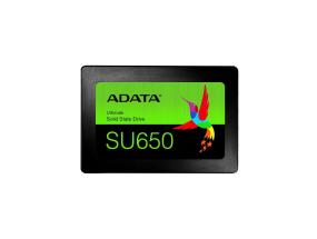 SSD ADATA SU650 512GB SATA 3.0 Write speed 450 MBytes/sec Read speed 520 MBytes/sec 2,5" TBW 140...