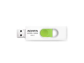 MEMORY DRIVE FLASH USB3.1 64GB/WHITE AUV320-64G-RWHGN ADATA