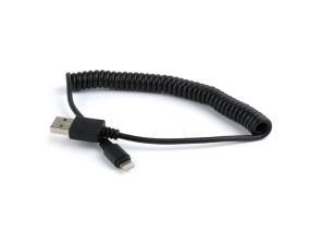 CABLE LIGHTNING TO USB2 1.5M/SPIRAL CC-LMAM-1.5M GEMBIRD