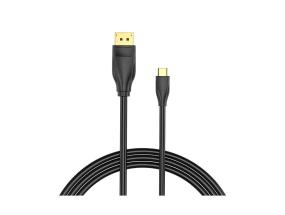 CABLE DP TO USB-C 8K HD/2M BLACK CGYBH VENTION