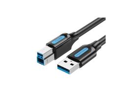 CABLE USB2.0 MALE TO MALE/1.5M BLACK COQBG VENTION