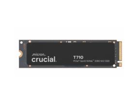 SSD CRUCIAL T710 4TB M.2 PCIe Gen5 NVMe Write speed 13800 MBytes/sec Read speed 14900 MBytes/sec...