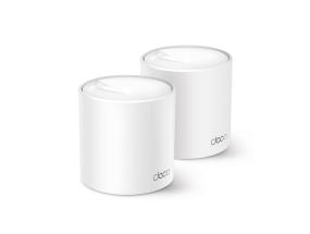 Wireless Router TP-LINK Wireless Router 2-pack 2900 Mbps Mesh Wi-Fi 6 3x10/100/1000M Number of...