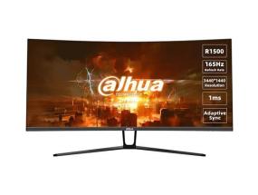 LCD Monitor DAHUA DHI-LM34-E330C 34" Gaming/Curved/21 : 9 Panel VA 3440x1440 21:9 165Hz 1 ms Tilt...