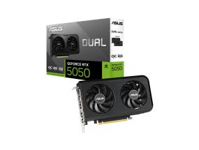 Graphics Card ASUS NVIDIA GeForce RTX 5050 8 GB GDDR6 128 bit PCIE 5.0 16x Dual Slot Fansink DUAL...