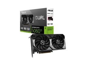 Graphics Card ASUS NVIDIA GeForce RTX 5060 Ti 8 GB GDDR7 128 bit PCIE 5.0 16x Dual Slot Fansink...