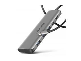 I/O HUB USB-C 5IN1/1M HMC-5H AXAGON