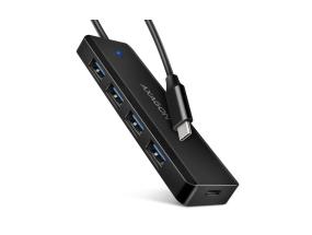 I/O HUB USB-C TRAVEL/0.19M HUE-C1C AXAGON